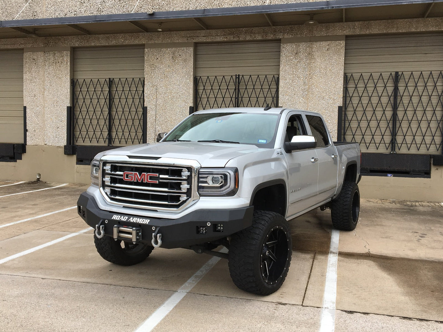 Stealth Front Winch Bumper - Texture Black 2016-2018 GMC 1500