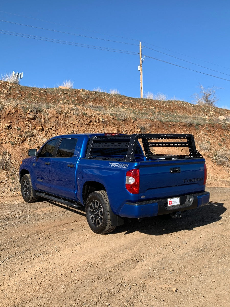 Treck 6.5Ft. Adjustable Bed Rack System | Includes Bracket Kit - Texture Black 2015-2023 Ford F-150 Raptor