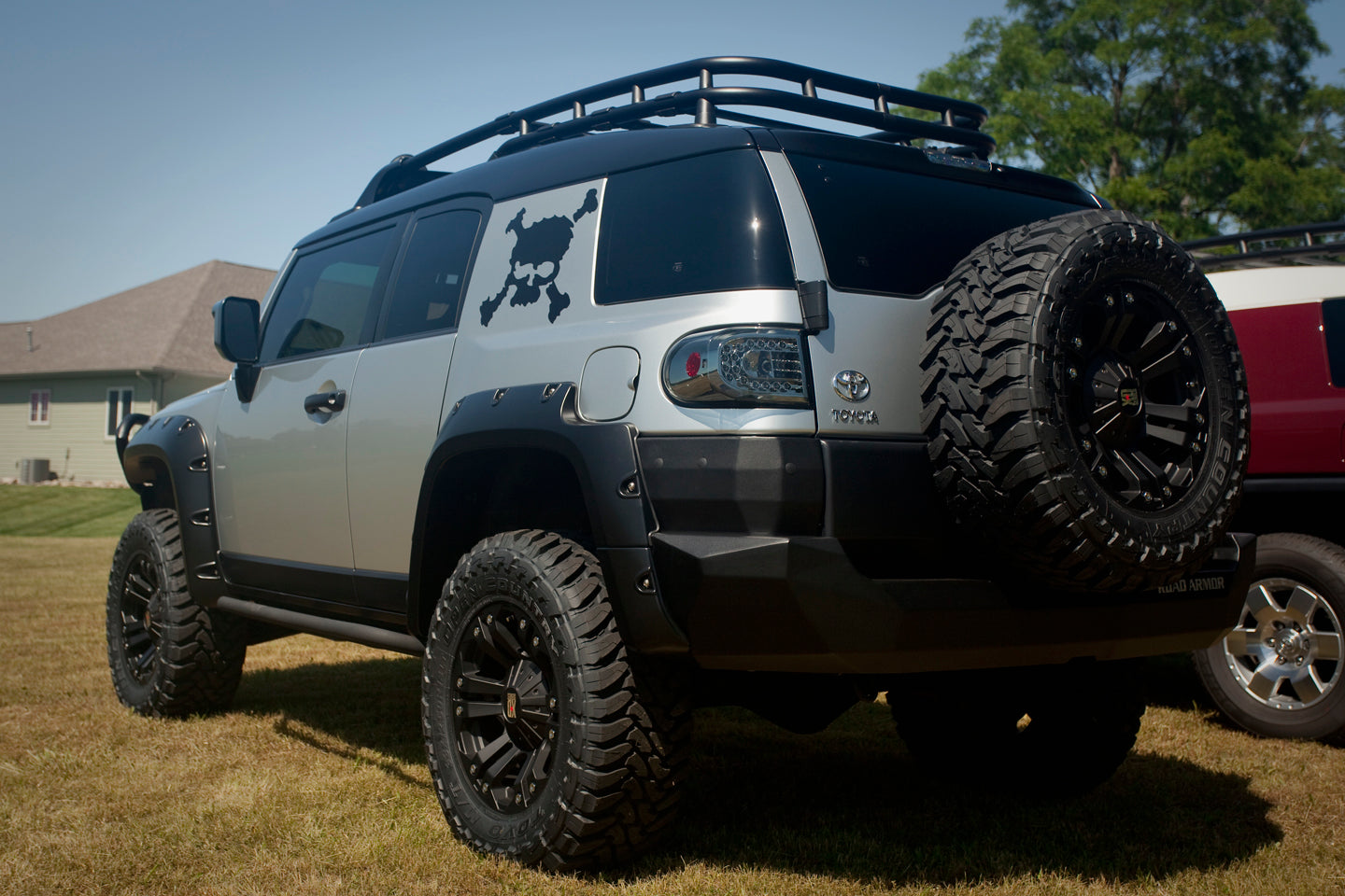 Stealth Rear Non-Winch Bumper - Texture Black 2006-2014 Toyota FJ Cruiser