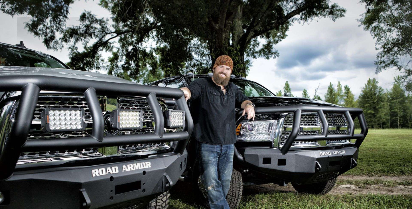 Stealth Front Winch Bumper Titan II Guard - Texture Black 2010-2018 RAM 2500 3500