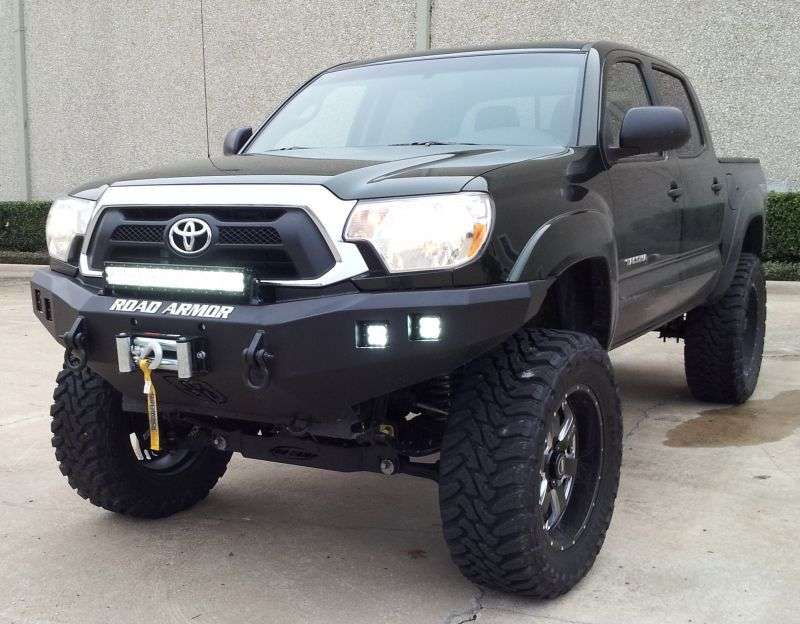 Stealth Front Winch Bumper - Texture Black 2012-2015 Toyota Tacoma