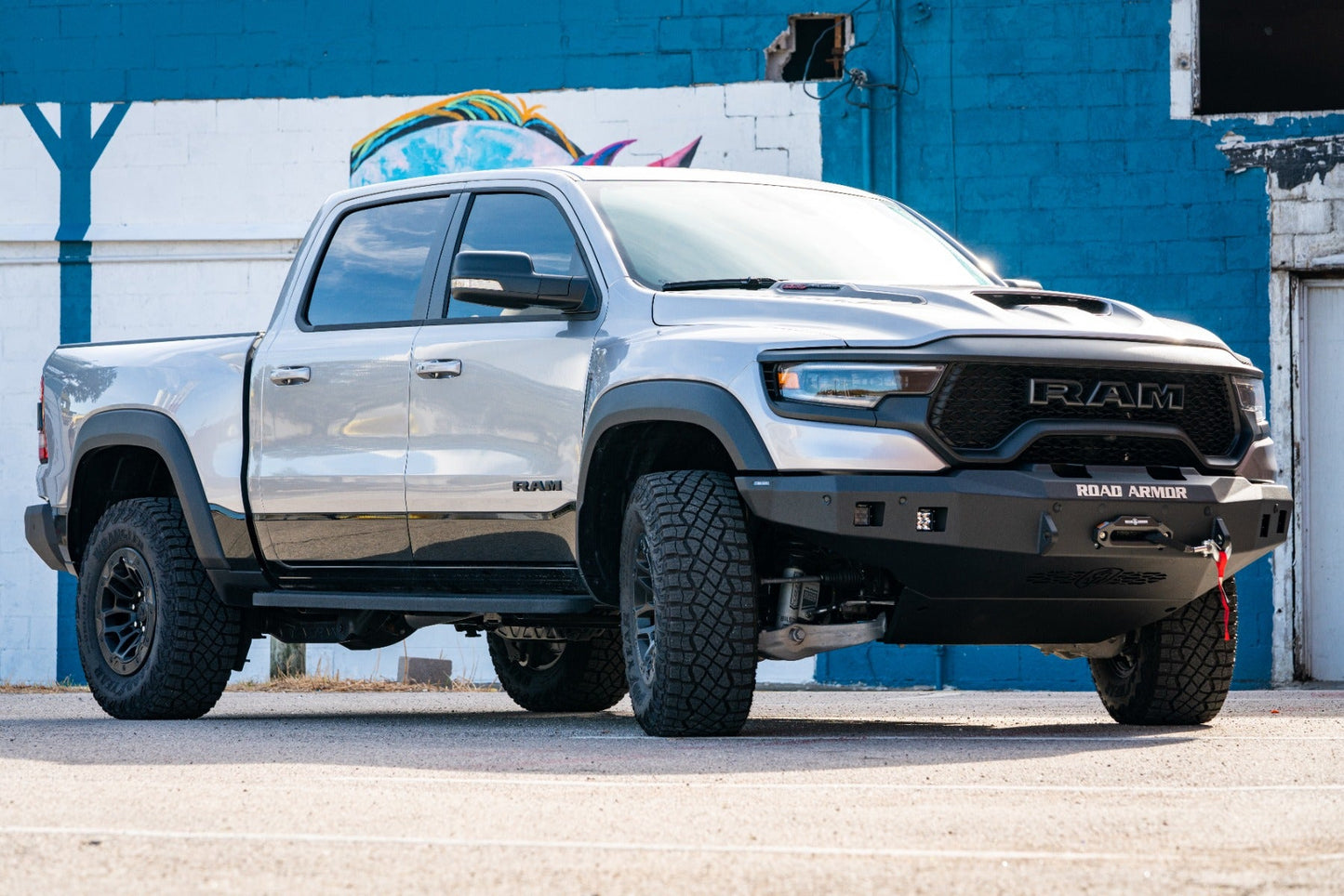 Stealth Front Winch Bumper - Texture Black 2021-2024 RAM TRX
