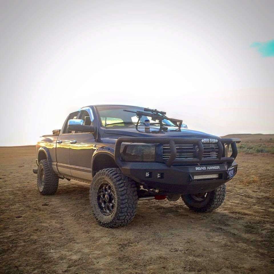 Stealth Front Non-Winch Bumper Titan II Guard - Texture Black 2006-2009 RAM 2500 3500