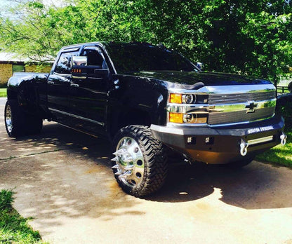 Stealth Front Non-Winch Bumper - Texture Black 2015-2019 Chevrolet 2500 3500