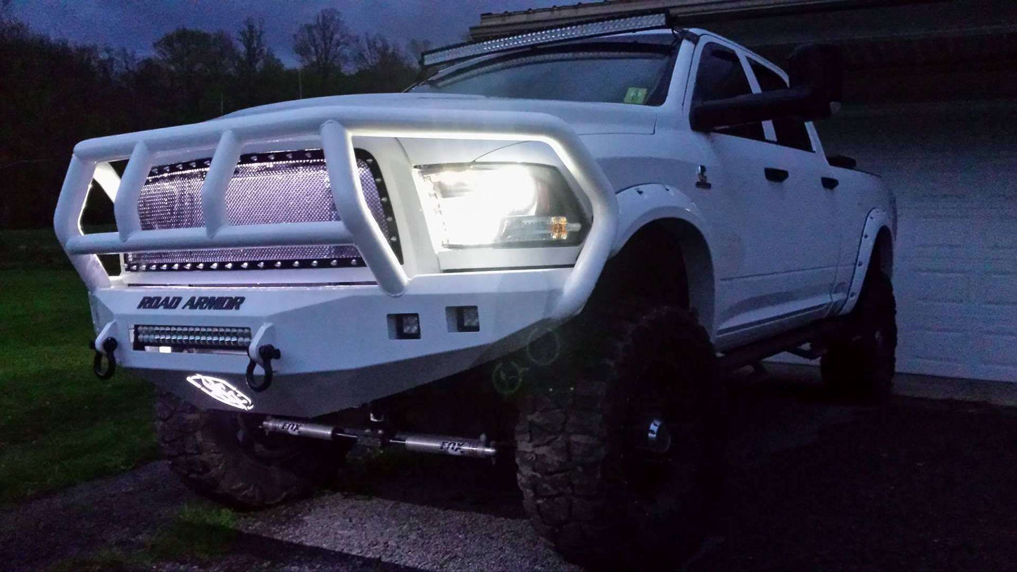 Stealth Front Non-Winch Bumper Titan II Guard - Texture Black 2010-2018 RAM 2500 3500