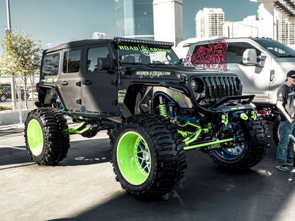 Stealth Front A-Pillar Light Mounts | Rigid Adapt Array Only | Lower Light Mount - Texture Black 2018-2025 Jeep JL JLU JT