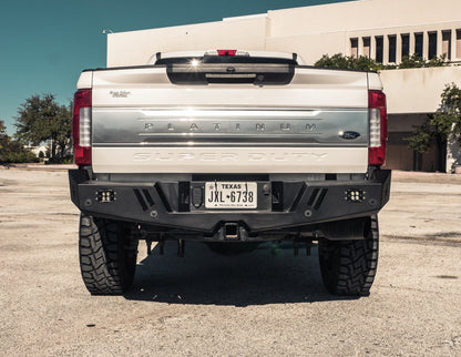 Spartan Rear Bumper - Texture Black 2017-2022 Ford F-250 F-350 F-450
