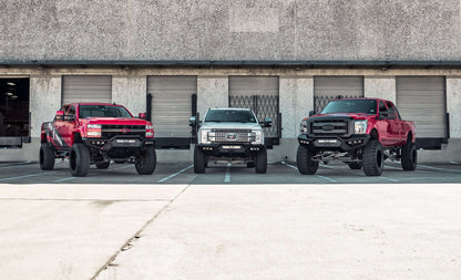 Spartan Front Bumper Bolt on Accessory Sheet Metal Pre-Runner Guard - Texture Black 2017-2022 Ford F-250 F-350 F-450