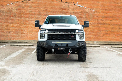 Evolution Front Winch Bumper - Texture Black 2020-2023 Chevrolet 2500 3500