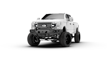 Evolution Front Winch Bumper Sheet Metal Pre-Runner Guard - Texture Black 2017-2022 Ford F-250 F-350