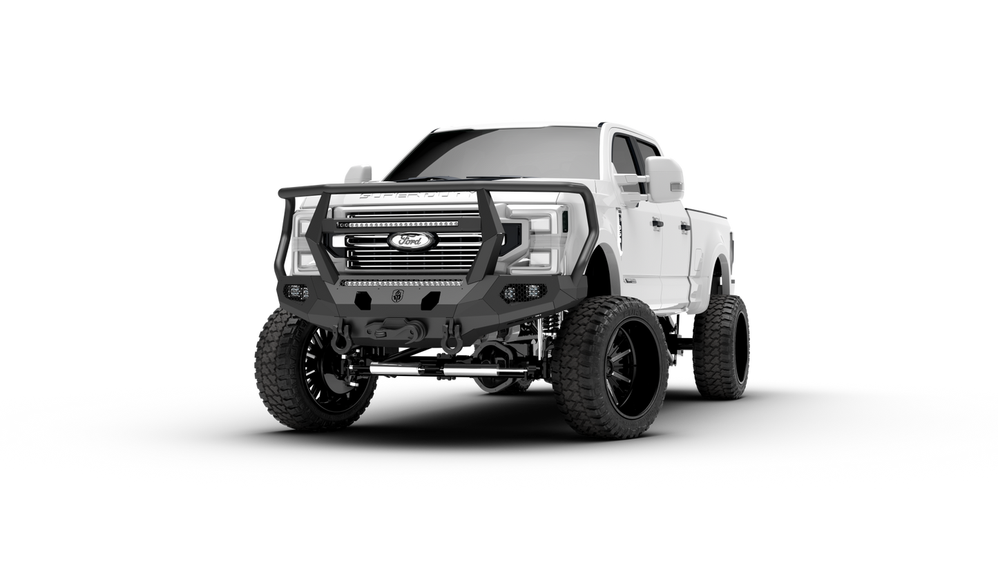 Evolution Front Winch Bumper Reaper Guard - Texture Black 2017-2022 Ford F-250 F-350