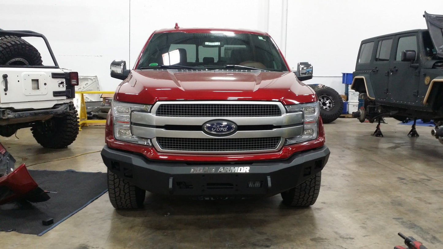 Stealth Front Winch Bumper - Texture Black 2018-2020 Ford F-150