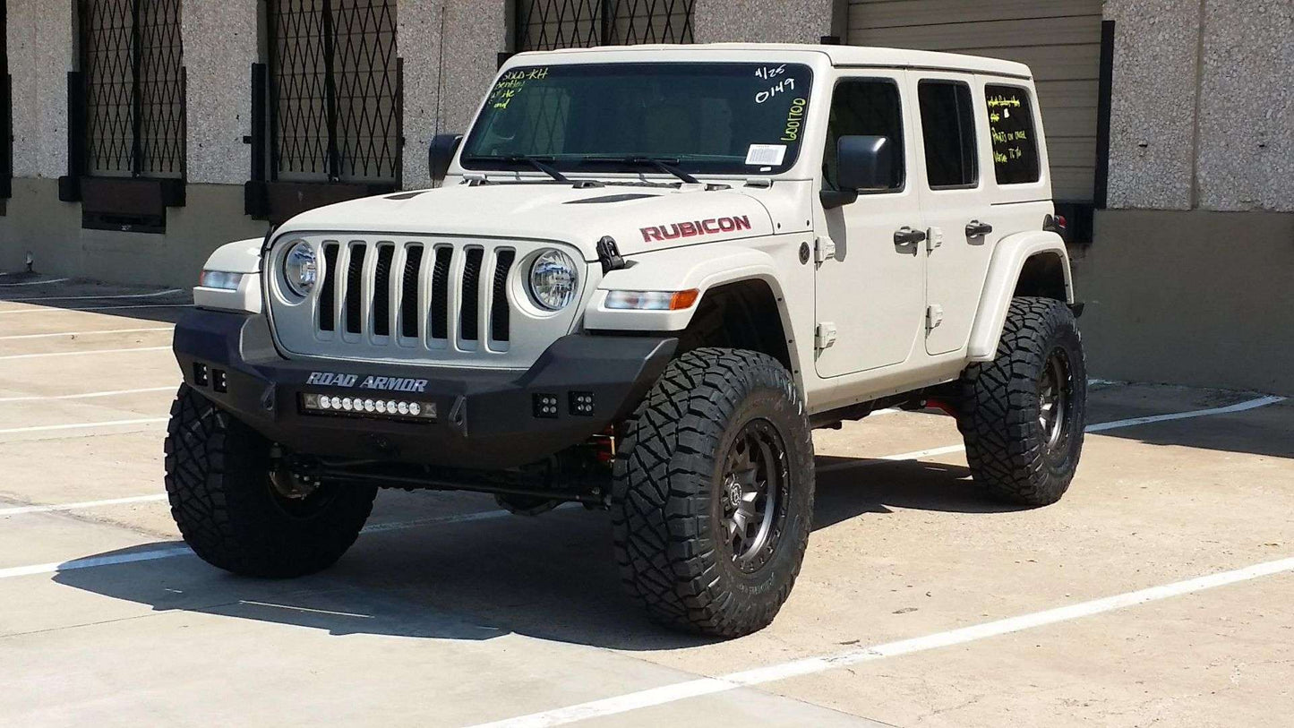Stealth Front Full Width Winch Bumper | Rubicon Only - Texture Black 2018-2025 Jeep JL JLU JT