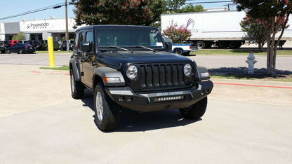 Stealth Front Full Width Winch Bumper | Non-Rubicon - Texture Black 2018-2025 Jeep JL JLU JT