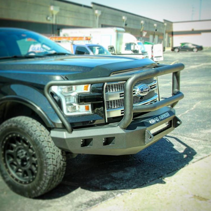 Stealth Front Non-Winch Bumper Lonestar Guard - Texture Black 2015-2017 Ford F-150