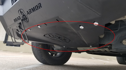 Spartan Front Bumper Bolt on Accessory Skid Plate - Texture Black 2018-2020 Ford F-150