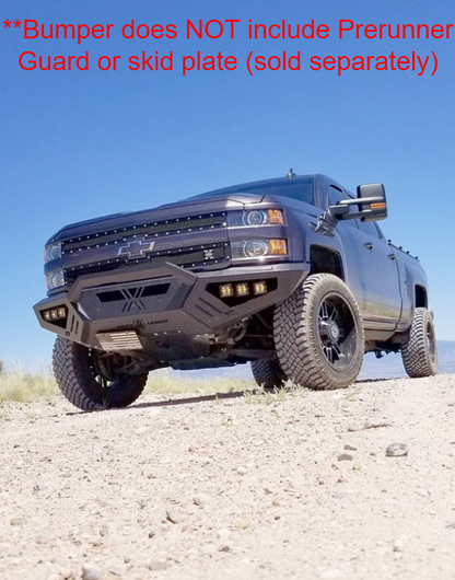 Spartan Front Bumper - Texture Black 2015-2019 Chevrolet 2500 3500