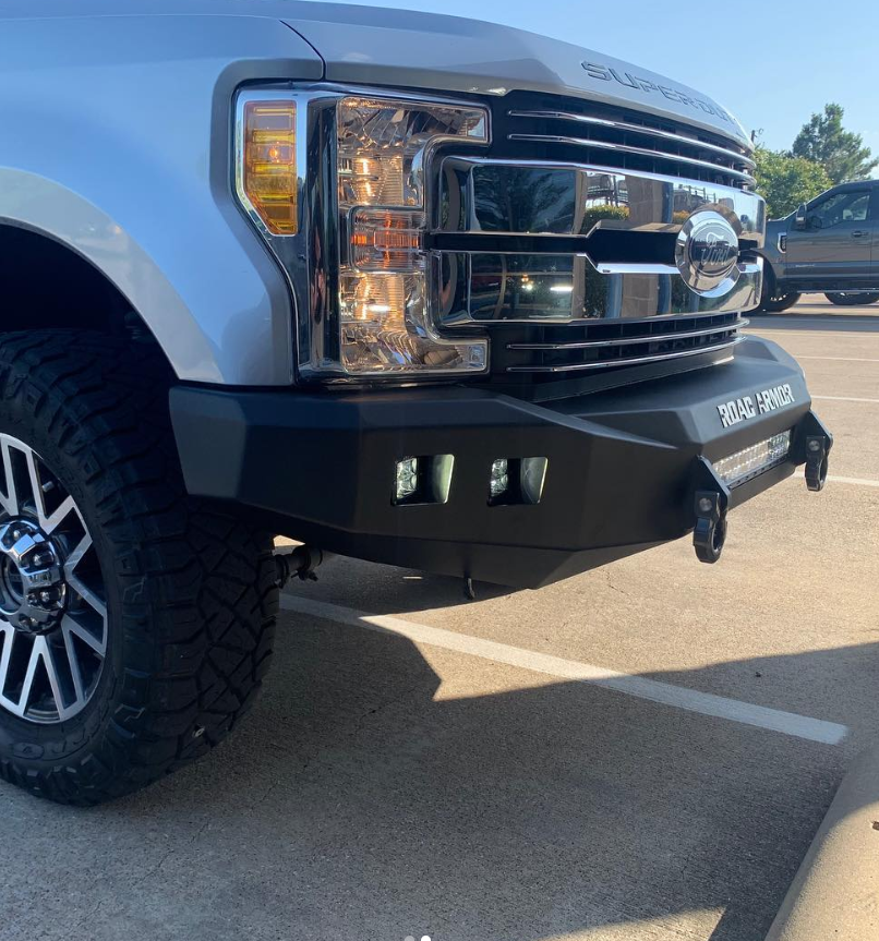 Stealth Front Non-Winch Bumper - Texture Black 2017-2022 Ford F-250 F-350