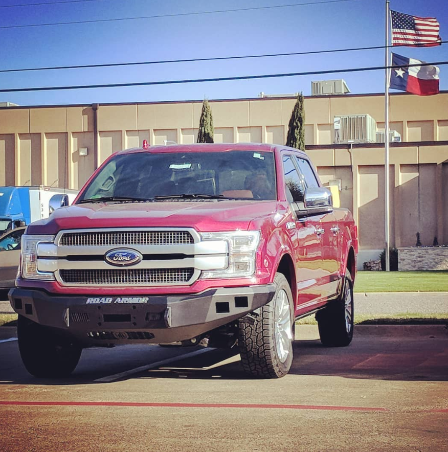 Stealth Front Winch Bumper - Texture Black 2018-2020 Ford F-150