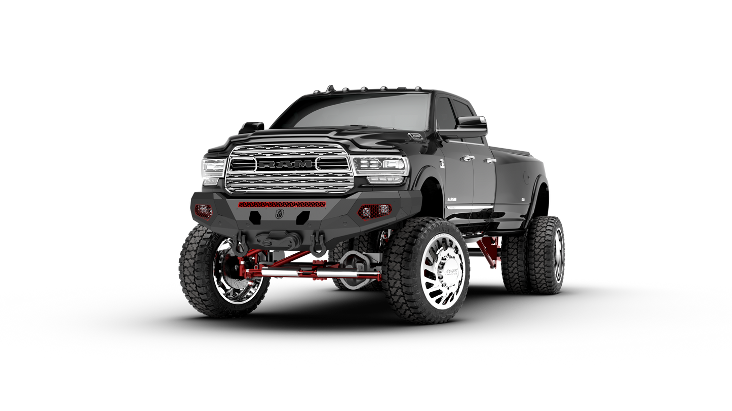 Evolution Front Winch Bumper - Texture Black 2019-2024 RAM 2500 3500