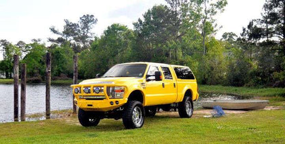 Stealth Front Winch Bumper Titan II Guard | Round Holes - Texture Black 2008-2010 Ford F-250 F-350 F-450