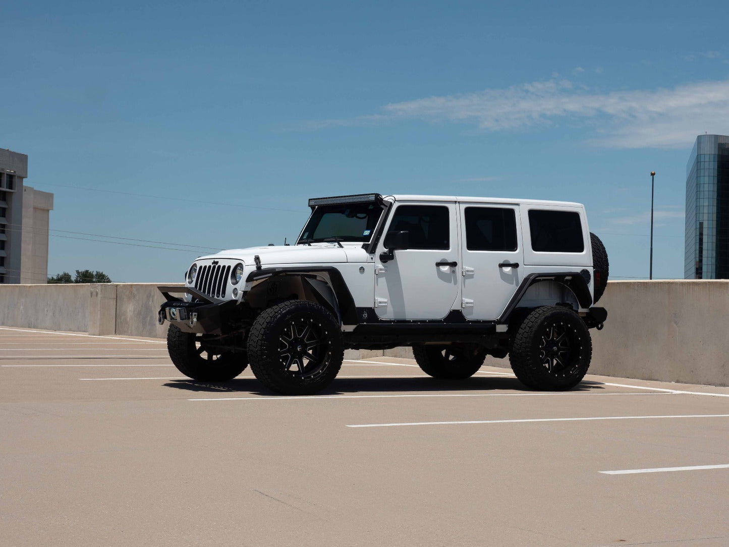 Stealth Front Fender Flares - Texture Black 2007-2018 Jeep JKU