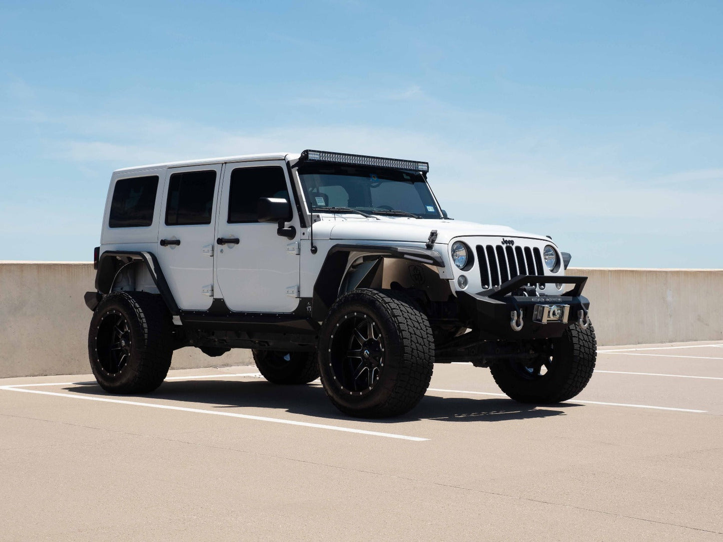 Stealth Front Fender Flares - Texture Black 2007-2018 Jeep JKU