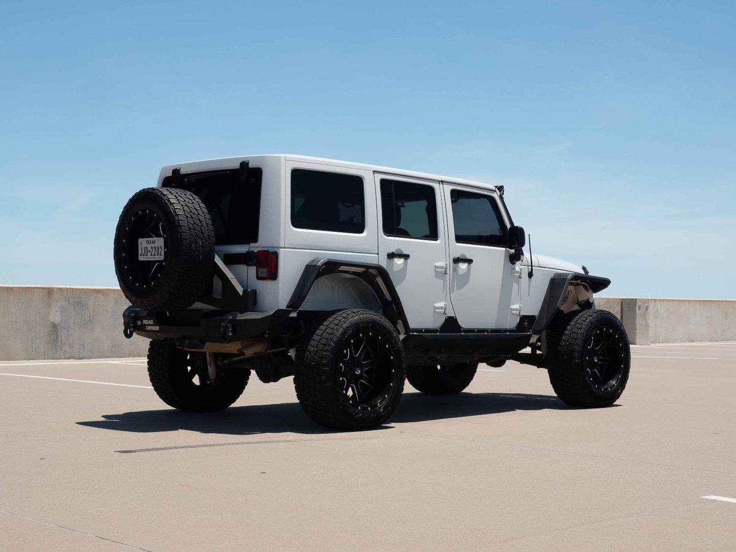 Stealth Front Fender Flares - Texture Black 2007-2018 Jeep JKU