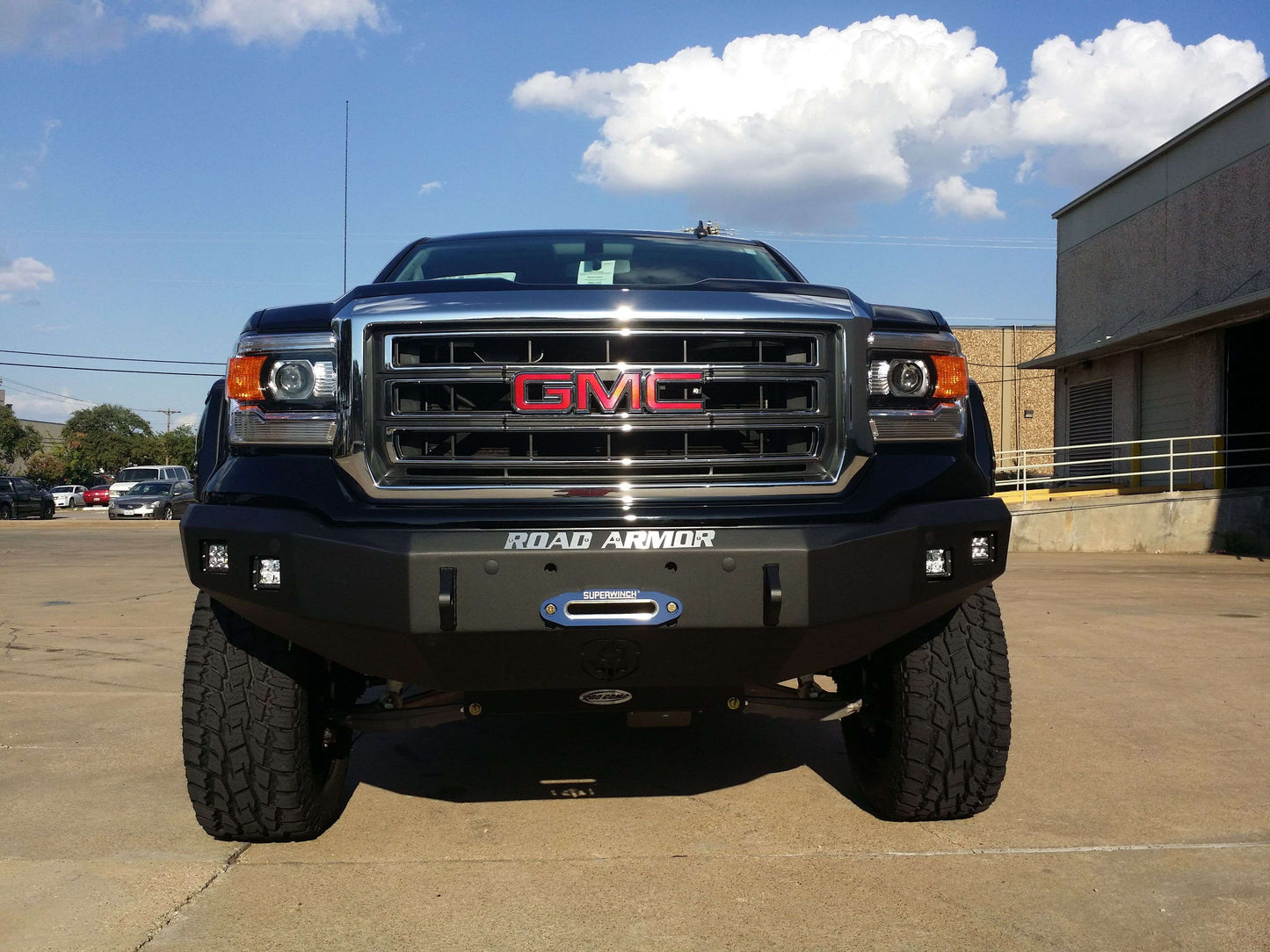 Stealth Front Winch Bumper - Texture Black 2014-2015 GMC 1500