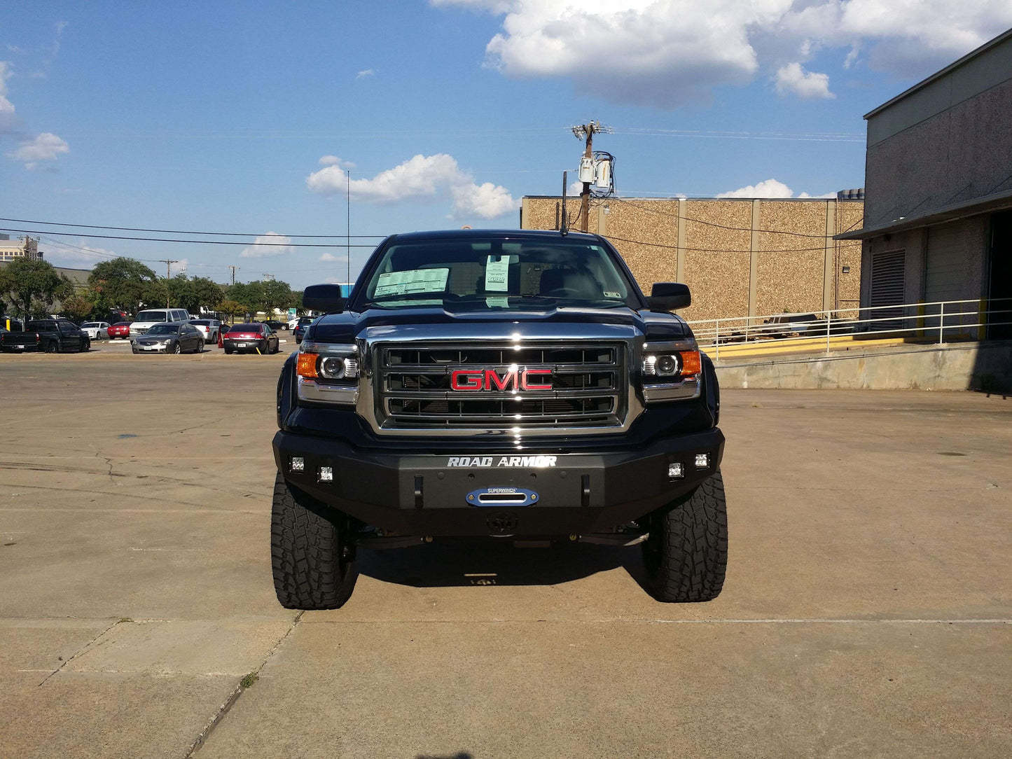 Stealth Front Winch Bumper - Texture Black 2014-2015 GMC 1500