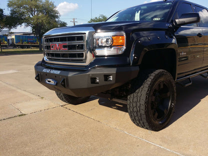 Stealth Front Winch Bumper - Texture Black 2014-2015 GMC 1500
