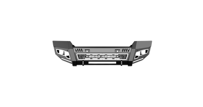 iDentity Front Bumper Full Kit | Shackle Center Section | Standard End Pods | Beauty Ring - Texture Black 2015-2019 GMC 2500 3500