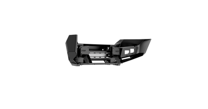 iDentity Front Bumper Full Kit | Shackle Center Section | Standard End Pods | Beauty Ring - Texture Black 2015-2019 GMC 2500 3500
