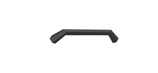 Spartan Front Bumper Bolt on Accessory Sheet Metal Pre-Runner Guard - Texture Black 2015-2019 GMC 2500 3500