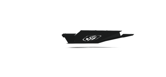 Spartan Front Bumper Bolt on Accessory Skid Plate - Texture Black 2015-2019 GMC 2500 3500