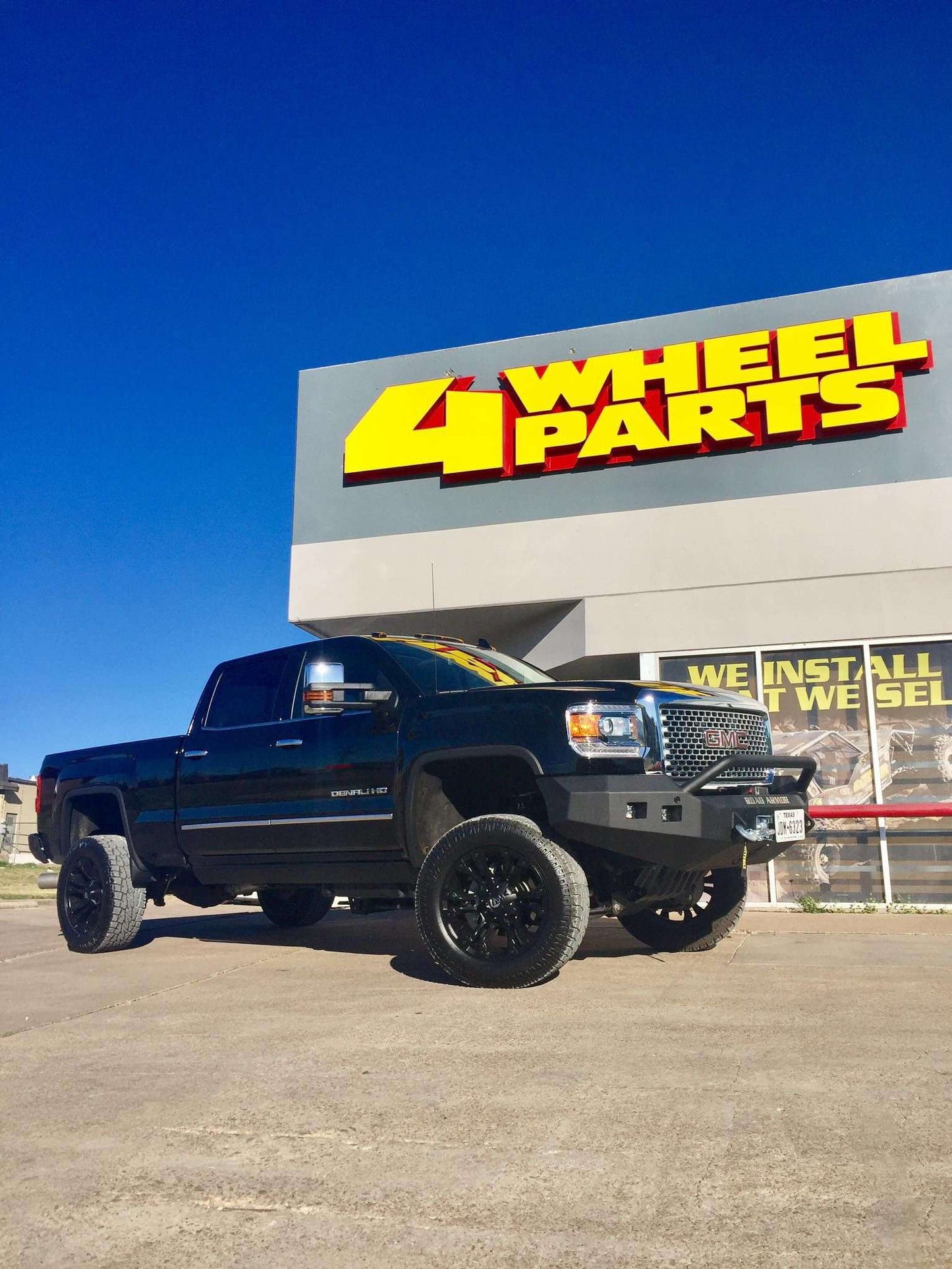 Stealth Front Winch Bumper Pre-Runner Guard - Texture Black 2015-2019 GMC 2500 3500