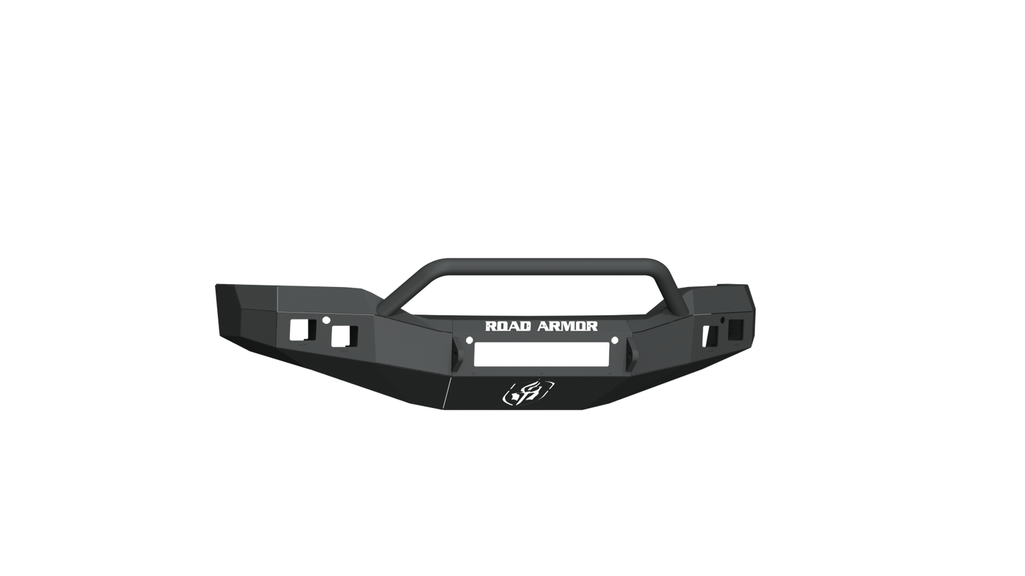 Stealth Front Non-Winch Bumper Pre-Runner Guard - Texture Black 2016-2018 GMC 1500