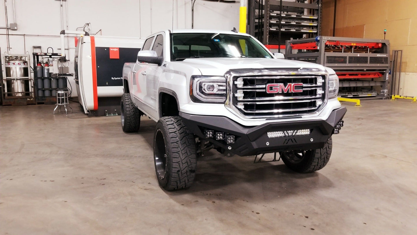 Spartan Front Bumper - Texture Black 2016-2018 GMC 1500