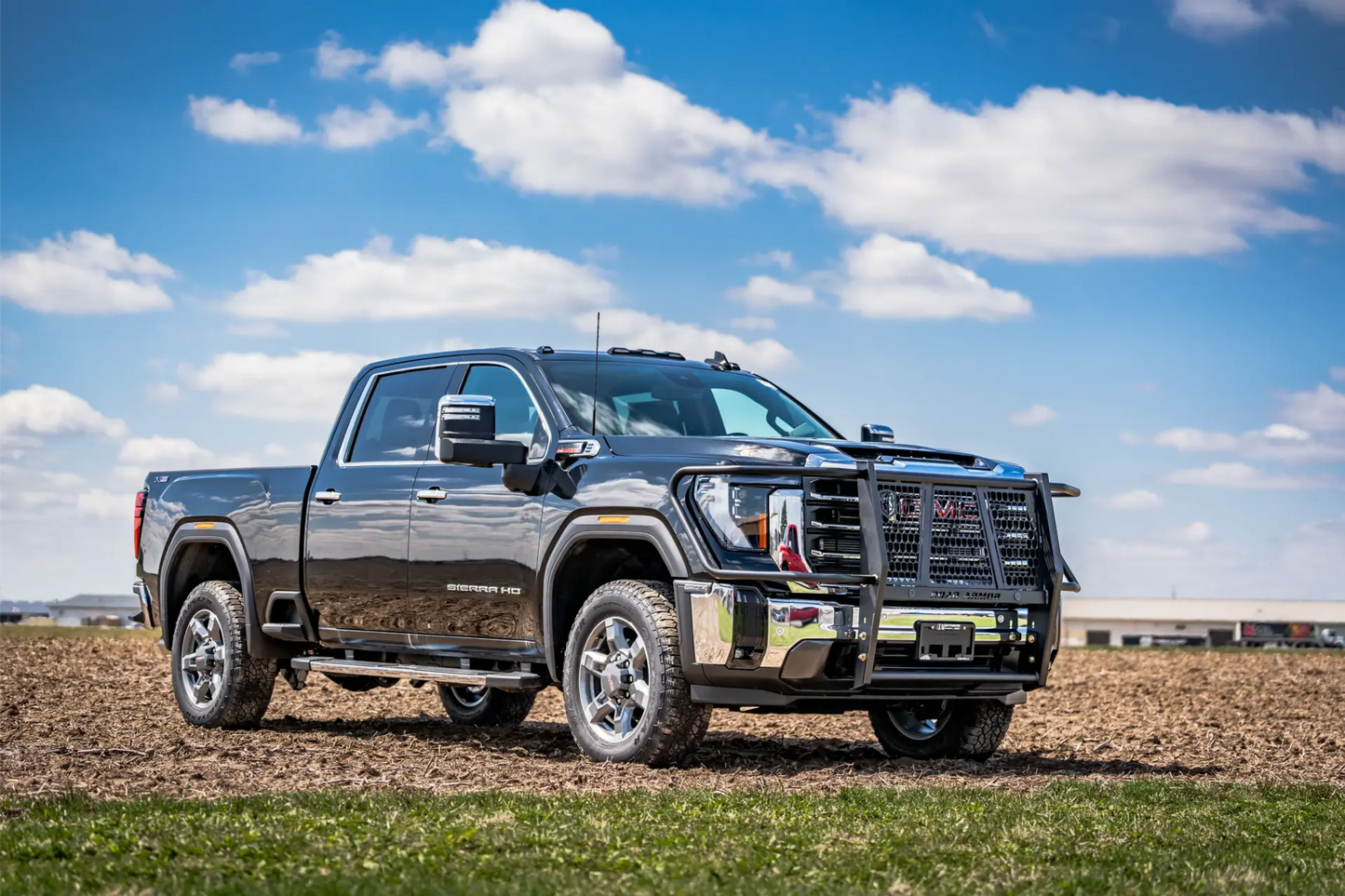 Vaquero Front Grille Guard - Brush Guard - Texture Black - 2020-2026 - GMC 2500 3500
