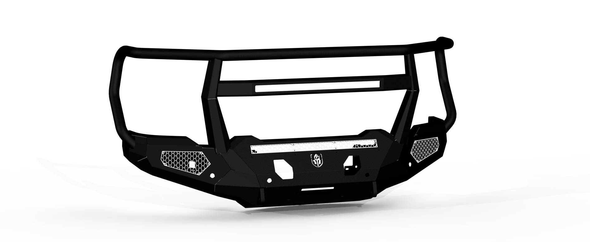 Evolution Front Winch Bumper Reaper Guard - Texture Black 2020-2023 GMC 2500 3500