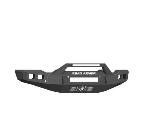 Stealth Front Non-Winch Bumper Sheet Metal Pre-Runner Guard - Texture Black 2020-2023 GMC 2500 3500