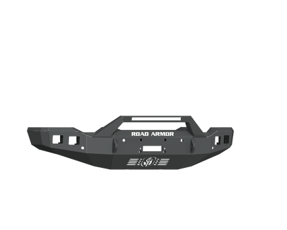Stealth Front Winch Bumper Sheet Metal Pre-Runner Guard - Texture Black 2020-2023 GMC 2500 3500