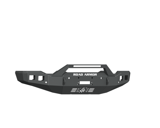 Stealth Front Winch Bumper Sheet Metal Pre-Runner Guard - Texture Black 2020-2023 GMC 2500 3500