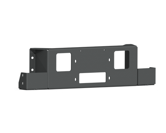 Vaquero Front Bumper Accessory Winch Plate - Texture Black 2020-2023 GMC 2500 3500