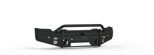 Vaquero Front Non-Winch Bumper Pre-Runner Guard | 2in Receiver - Texture Black 2020-2023 GMC 2500 3500