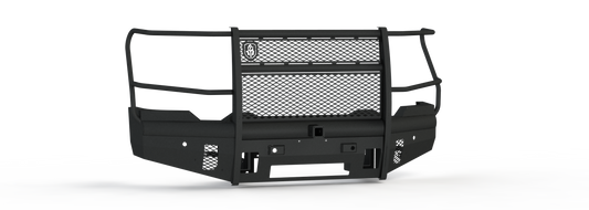 Vaquero Front Non-Winch Bumper Full Guard | 2in Receiver - Texture Black 2020-2023 GMC 2500 3500
