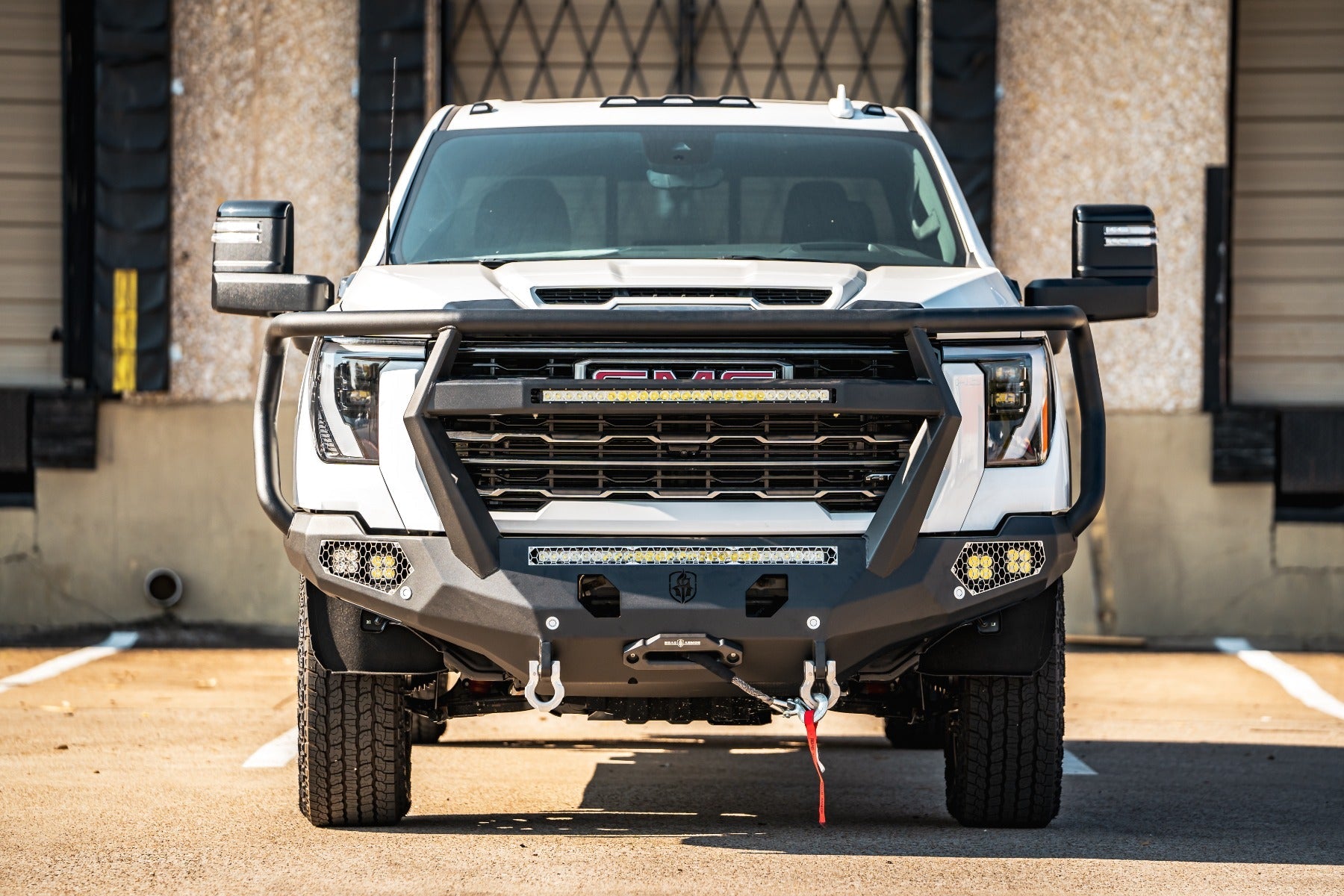 Evolution Front Winch Bumper Reaper Guard - Texture Black 2024-2025 GMC 2500 3500