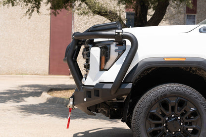 Stealth Front Winch Bumper Titan II Guard | Intimidator - Texture Black 2024-2025 GMC 2500 3500