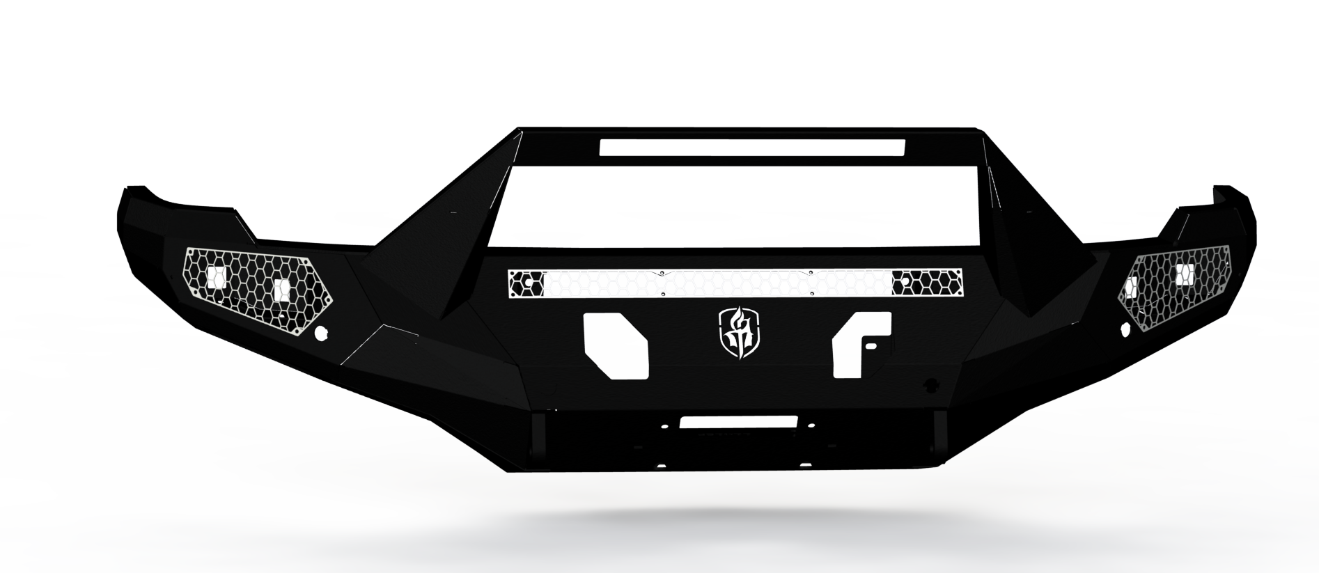 Evolution Front Winch Bumper Sheet Metal Pre-Runner Guard - Texture Black 2024-2025 GMC 2500 3500