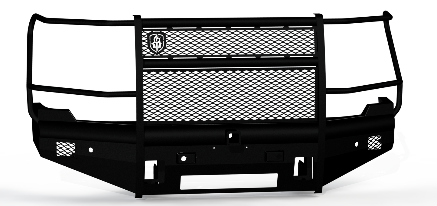 Vaquero Front Non-Winch Bumper Full Guard | 2in Receiver - Texture Black 2024-2025 GMC 2500 3500